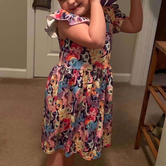 My Little Pony Dress-Very good used condition- Super cute! - Picture 9 of 9